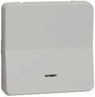 Переключатель с подсветкой без рамки Schneider Electric Mureva Styl 1-кл. проходной IP55 белый картинка
